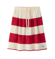 COCO BLANC 2PC STRIPED TEE WITH  SKIRT SET