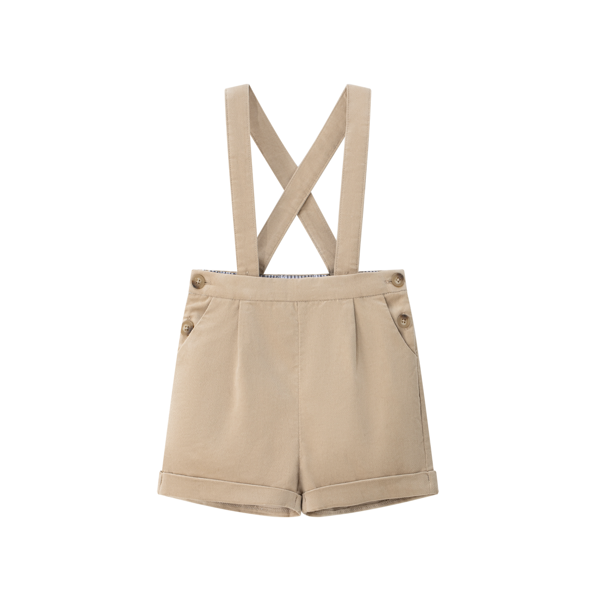 COCO BLANC  SUSPENDER SHORTS