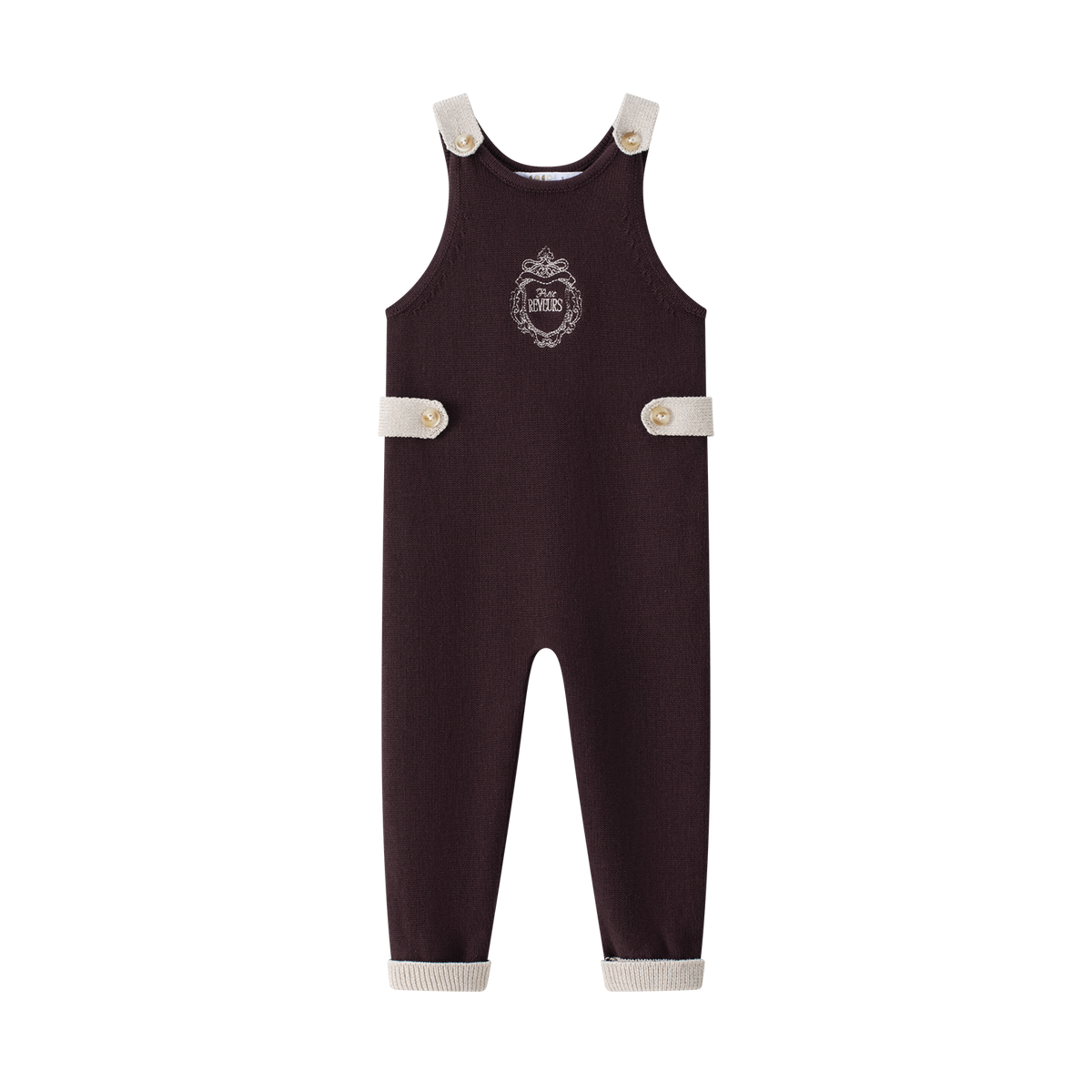 COCO BLANC 2PC MOCKNECK WITH KNIT ROMPER