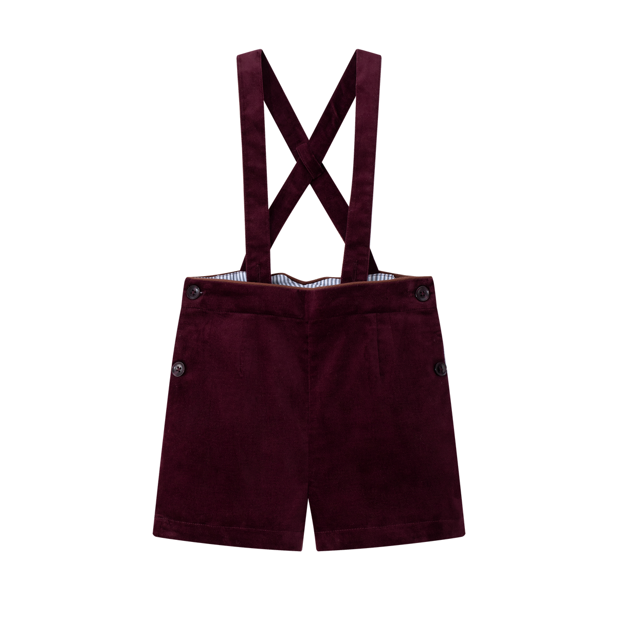 COCO BLANC SUSPENDER SHORTS