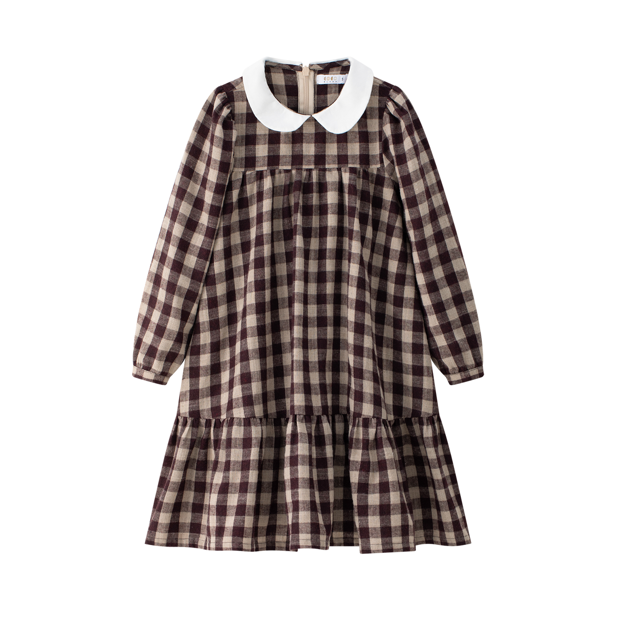 COCO BLANC CHECKED DRESS