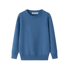 COCO BLANC EMBROIDERED CREW