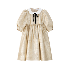 COCO BLANC JAQUARD DRESS