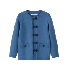 COCO BLANC TOGGLE CARDIGAN
