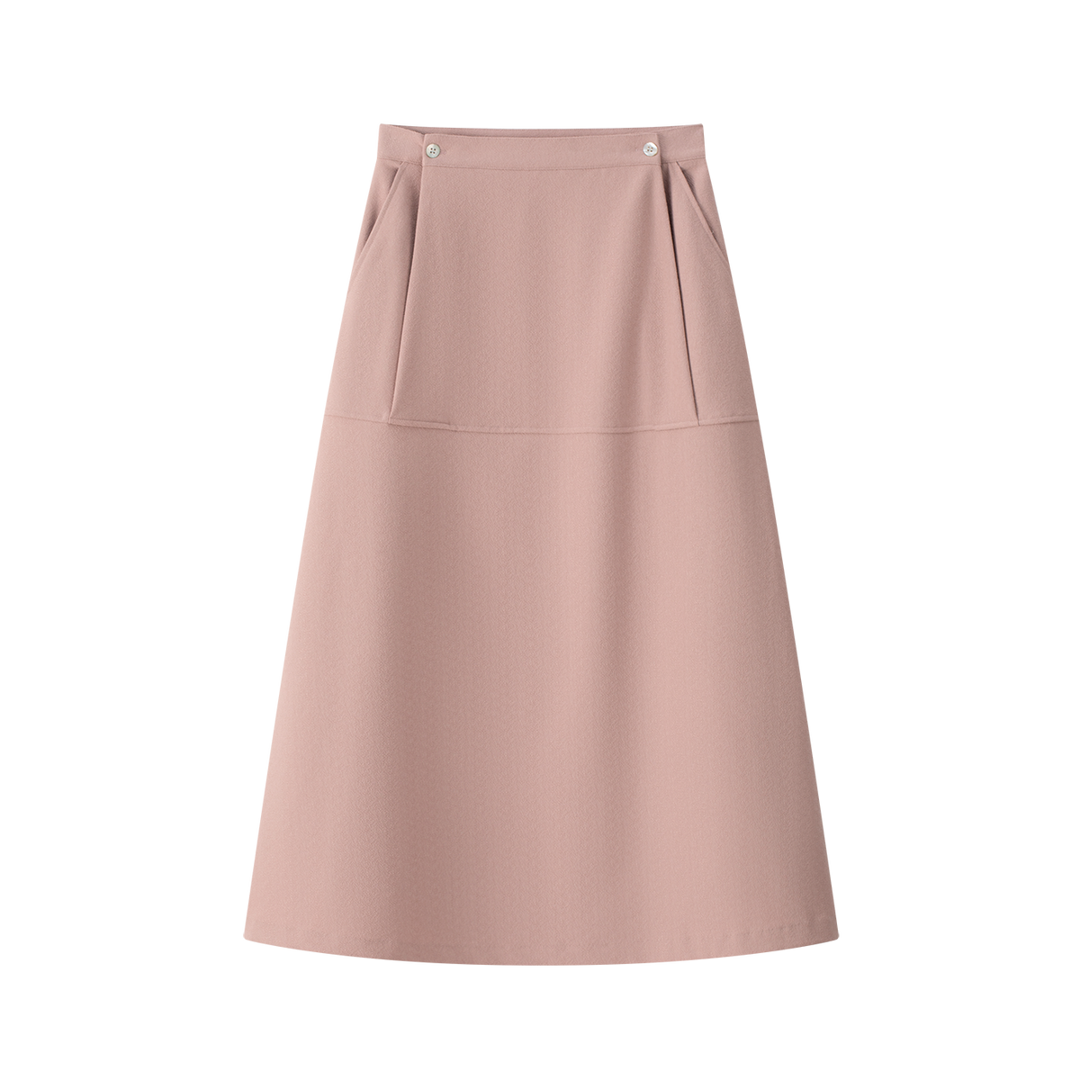 COCO BLANC 2PC RUFFLE SWEATER WITH CREPE SKIRT