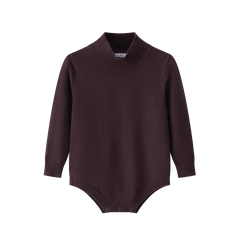 COCO BLANC 2PC MOCKNECK WITH KNIT ROMPER