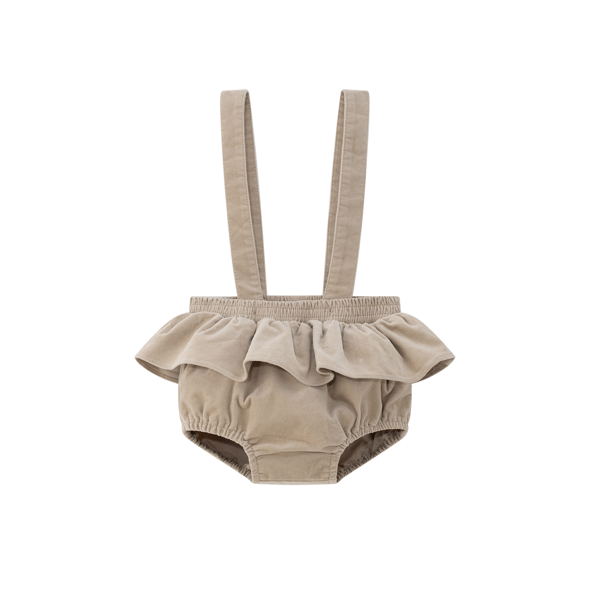 COCO BLANC 2PC RUFFLED BLOUSE WITH RUFFLE BLOOMER SET