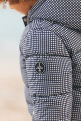 TARTINE ET CHOCOLAT GINGHAM HOODED COAT