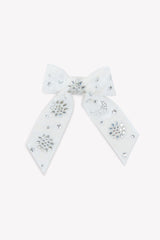 TARTINE ET CHOCOLAT BEADED VELVET HAIR BOW