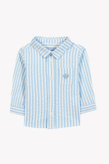 TARTINE ET CHOCOLAT LONG SLEEVE STRIPED COLLAR SHIRT
