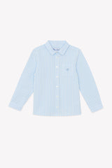 TARTINE ET CHOCOLAT LONG SLEEVE STRIPE COLLAR SHIRT