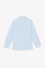 TARTINE ET CHOCOLAT LONG SLEEVE STRIPE COLLAR SHIRT