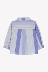 TARTINE ET CHOCOLAT LONG SLEEVE BUTTON UP COLLAR SHIRT