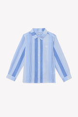 TARTINE ET CHOCOLAT LONG SLEEVE BUTTON UP COLLAR SHIRT