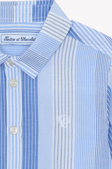 TARTINE ET CHOCOLAT LONG SLEEVE BUTTON UP COLLAR SHIRT