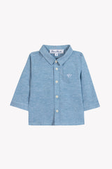 TARTINE ET CHOCOLAT LONG SLEEVE BUTTON UP COLLAR SHIRT