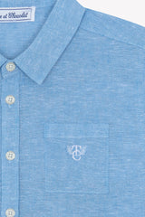 TARTINE ET CHOCOLAT LONG SLEEVE BUTTON UP COLLAR SHIRT