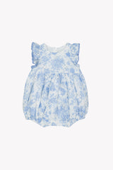 TARTINE ET CHOCOLAT PRINTED ROMPER WITH RUFFLE SLEEVES