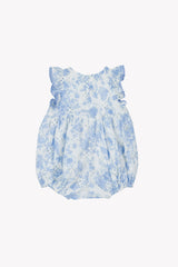 TARTINE ET CHOCOLAT PRINTED ROMPER WITH RUFFLE SLEEVES