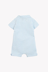 TARTINE ET CHOCOLAT SHORT SLEEVE COLLAR BUTTON UP ROMPER