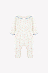 TARTINE ET CHOCOLAT 2PC FOOTIE WITH PRINTED COLLAR AND HAT