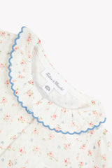 TARTINE ET CHOCOLAT 2PC FOOTIE WITH PRINTED COLLAR AND HAT