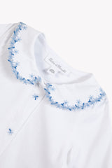 TARTINE ET CHOCOLAT FOOTIE WITH PRINTED COLLAR POCKETS AND FEET
