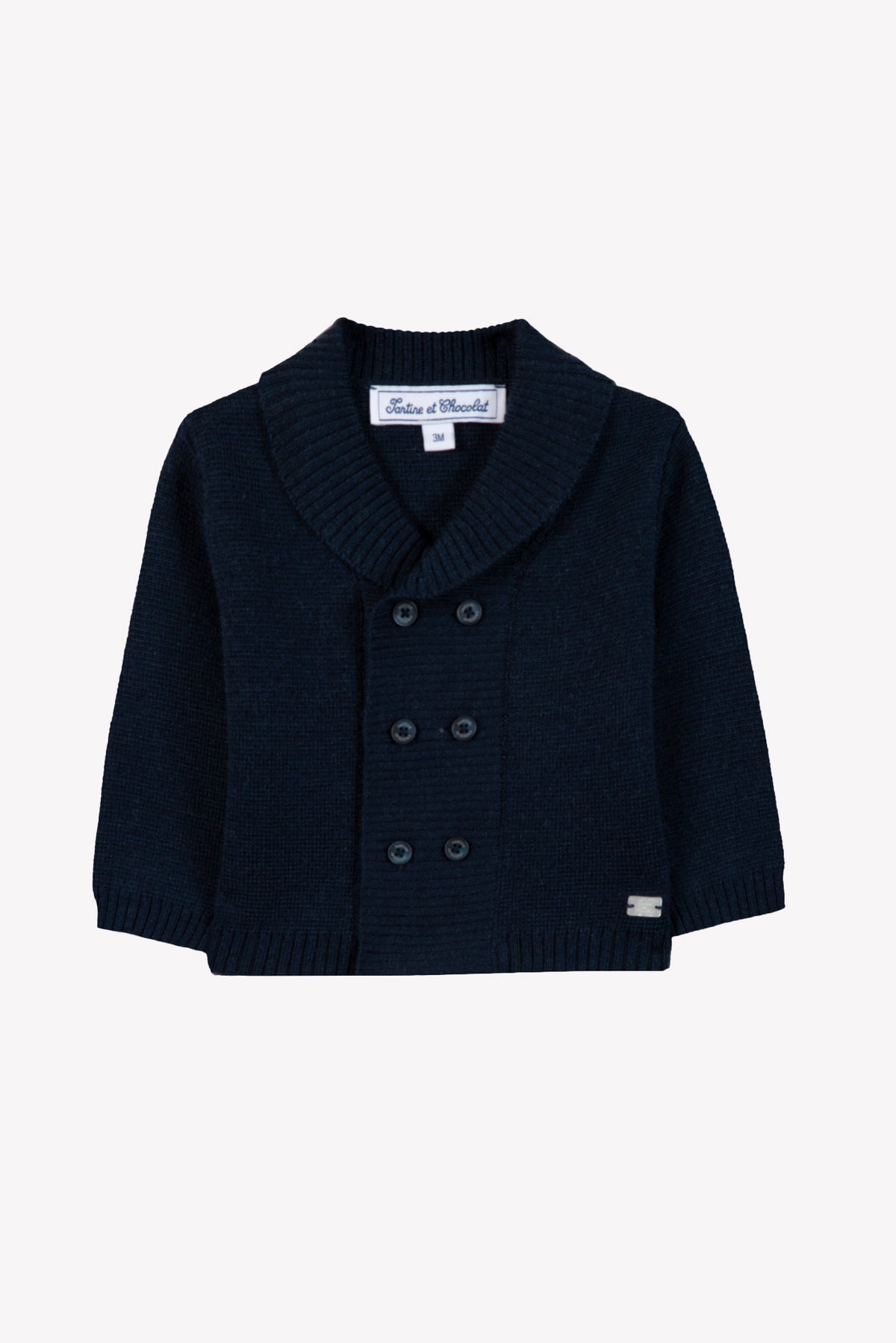 TARTINE ET CHOCOLAT KNIT DOUBLE BUTTON DOWN CARDIGAN