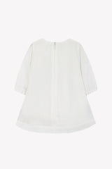TARTINE ET CHOCOLAT LONG SLEEVE SMOCKED DRESS