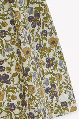 TARTINE ET CHOCOLAT LONG SLEEVE FLORAL SMOCKED DRESS DROP DRESS
