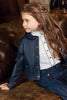 TARTINE ET CHOCOLAT SHORT LEATHER PETERPAN JACKET