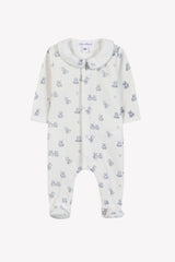 TARTINE ET CHOCOLAT 4PC FOOTIE HAT BIB AND BLANKET