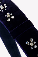 TARTINE ET CHOCOLAT VELVET GEM DETAIL HEADBAND