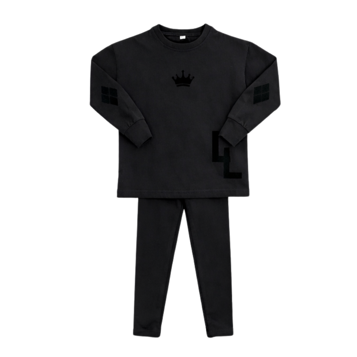 LITTLE LABEL CROWN DETAIL ROBE PAJAMA