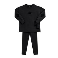 LITTLE LABEL CROWN DETAIL ROBE PAJAMA