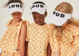 LOUD APPAREL BAMBINI LOGO CHECKED TOP