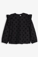 WOLF & RITA 2PC POLKA DOT BLOUSE AND SKIRT SET