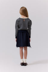 COTTIER 2PC CLIO STRIPED SWEATER WITH SKIRT