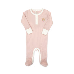 TUN TUN TEDDY APPLIQUE FOOTIE