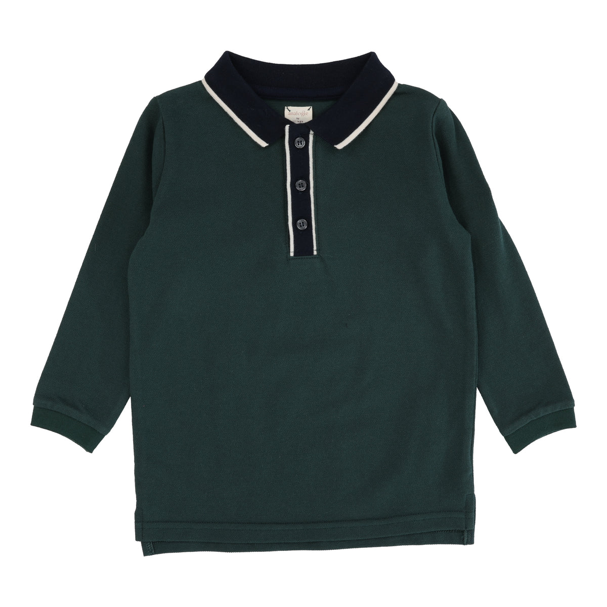 LIL LEGS CONTRAST TRIM POLO