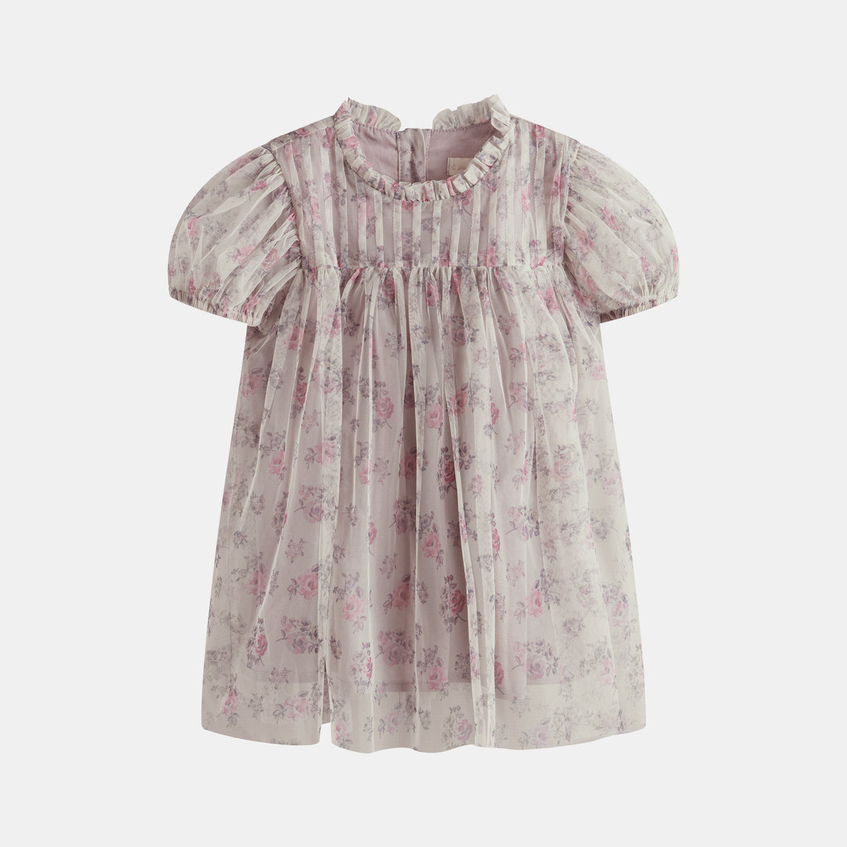 CERA UNA VOLTA KATE TUELLE ROSE PRINT DRESS