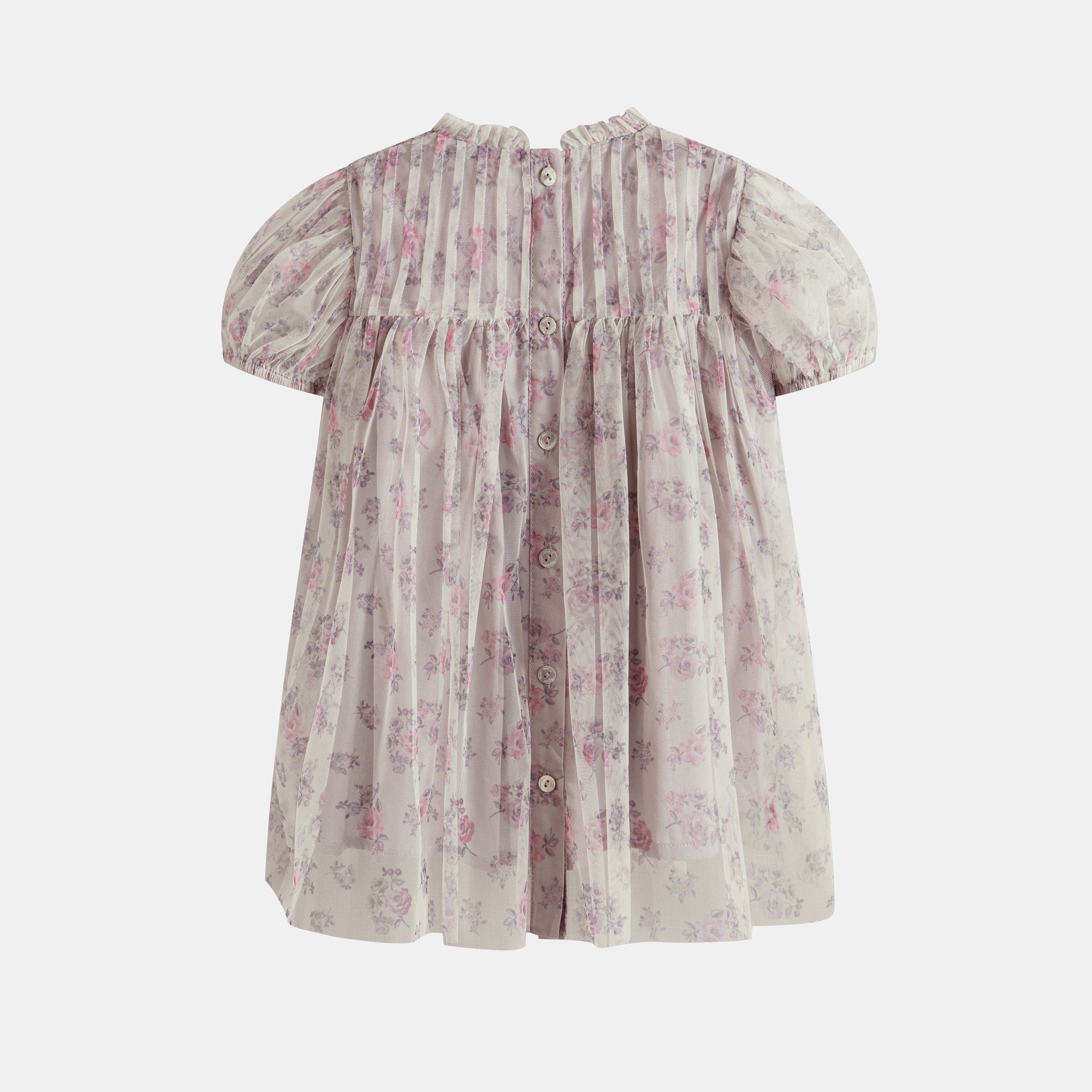 CERA UNA VOLTA KATE TUELLE ROSE PRINT DRESS