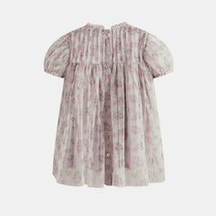 CERA UNA VOLTA KATE TUELLE ROSE PRINT DRESS