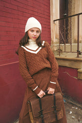 URBAN EDGE CABLE KNIT SWEATER