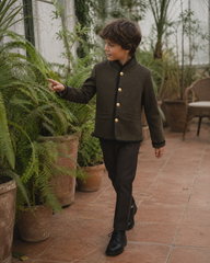 RETRO KID LUCAS GOLD BUTTON JACKET