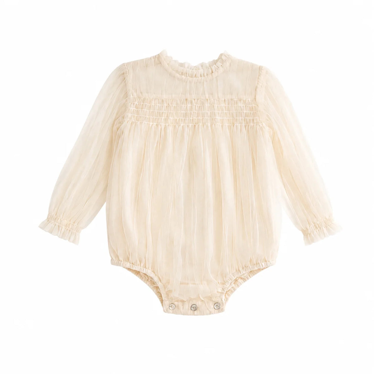 CERA UNA VOLTA MARTINA PLEATED TULLE ROMPER