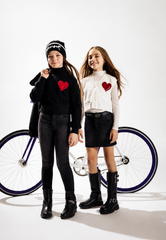 TWINSET LOGO HEART CHEST DETAIL BUTTON DOWN KNIT VEST