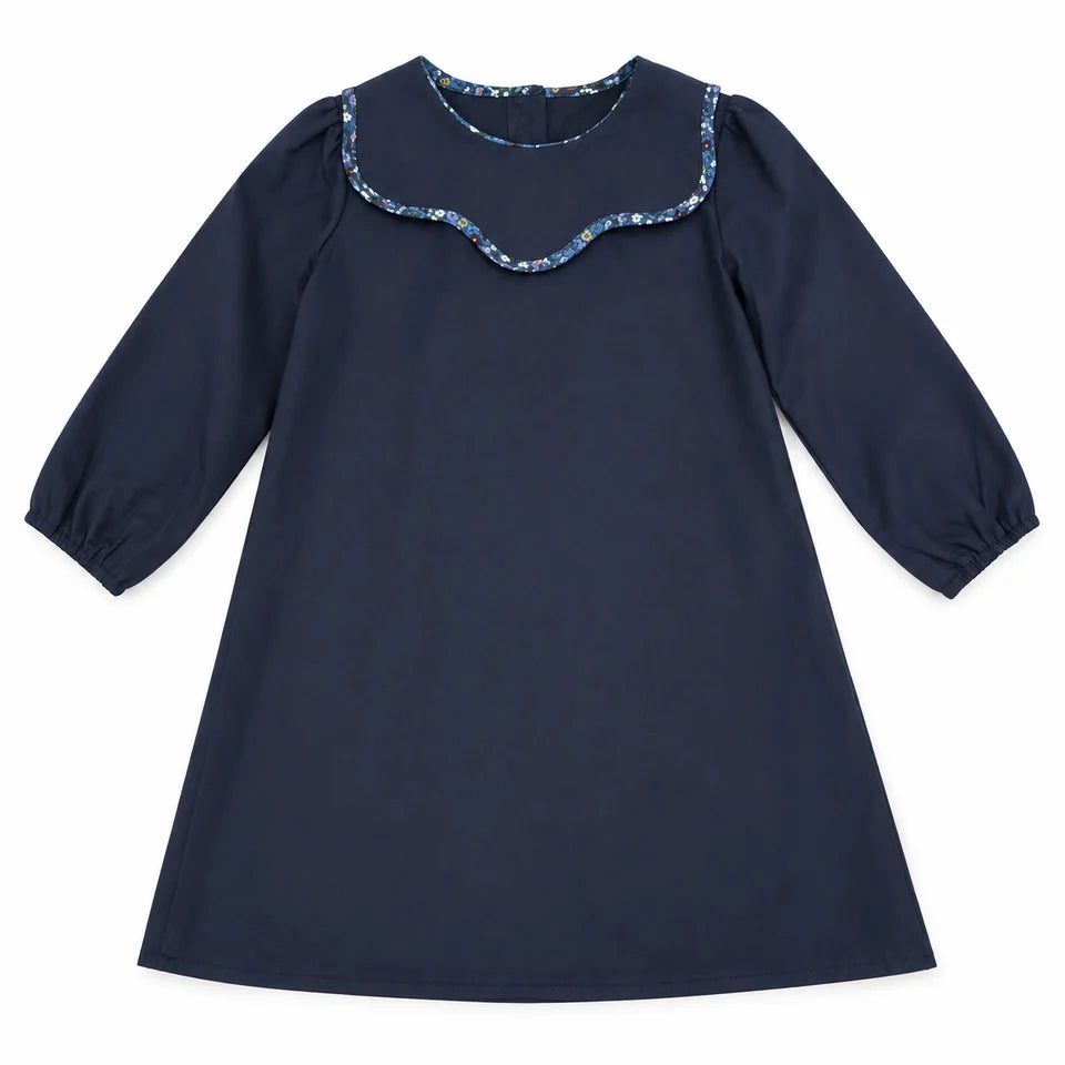 BONJOY LONG SLEEVE FLORAL DRESS