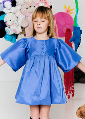MORLEY YDOL FLOWY SLEEVE 4 BUTTON HIGHWAISTED DRESS