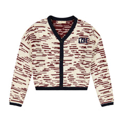 RETRO KID CHUNKY  KNIT CLASSIC CARDIGAN
